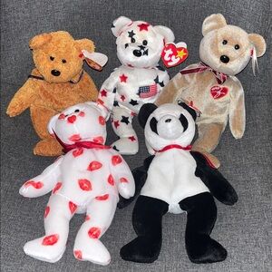 Ty Beanie Babies Lot of 5 with Tags